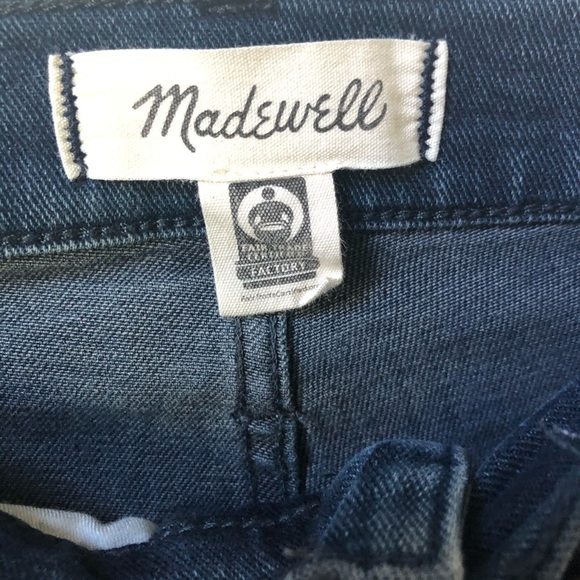 MADEWELL Mid Rise Skinny Mid-wash Blue Jeans Baddie Size 28 - Picture 9 of 11